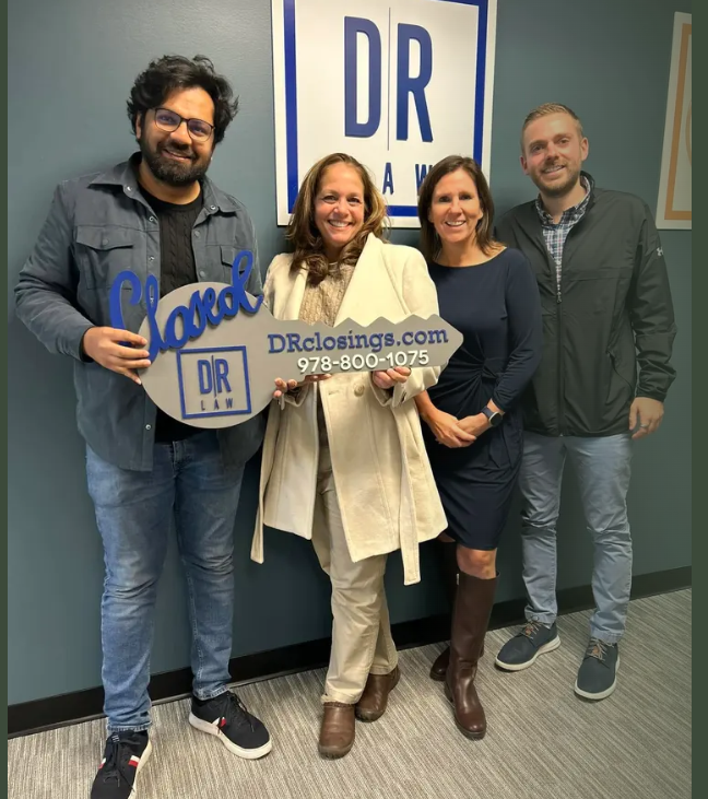 Deanna Recchia at a home closing